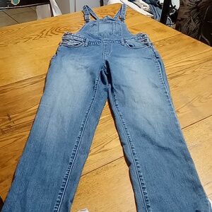 UNIVERSAL THREAD Jeans Overalls Womens Denim  6 / 28 BLUE Bib Casual Preowned